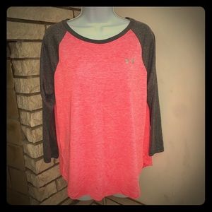 Ladies Under Armour 3/4 Sleeve Heat Gear Shirt